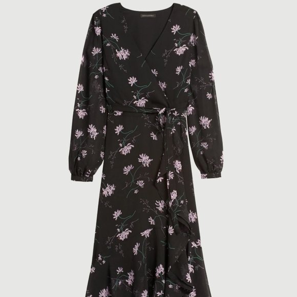 Banana Republic Floral Ruffle Maxi - Picture 4 of 5